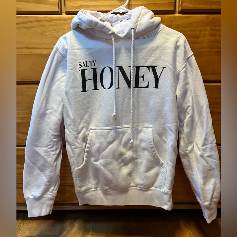 White 'Salty Honey' Hoodie